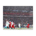 PRE-SALE: Tyler Bass Signed Snow Kick in Red (from Left Sidelines) Photo PRE-SALE TSE Buffalo 