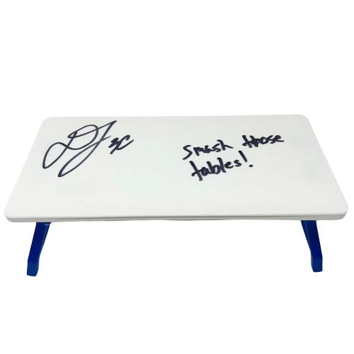 Dane Jackson Signed Mini Table with Smash Those Tables Signed Mini Table TSE Buffalo 