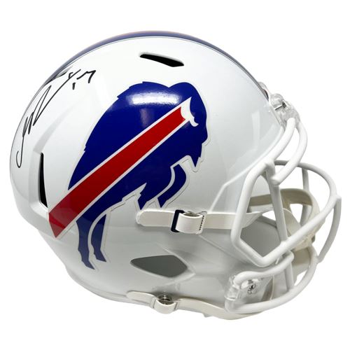 Gabriel Davis Signed Buffalo Bills Speed 2021 Replica Full Size Helmet Signed Full Size Helmets TSE Buffalo 