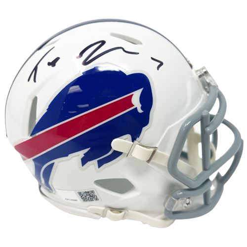 Taron Johnson Signed Buffalo Bills 2020 Speed Mini Helmet Signed Mini Helmets TSE Buffalo 