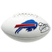 Jim Kelly Signed Buffalo Bills White Logo Football Signed Footballs TSE Buffalo 