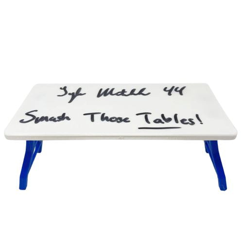 Tyler Matakevich Signed Mini Table with Smash Those Tables Signed Mini Table TSE Buffalo 