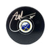 Brad May Signed Buffalo Sabres Logo Hockey Puck Signed Hockey Puck TSE Buffalo 