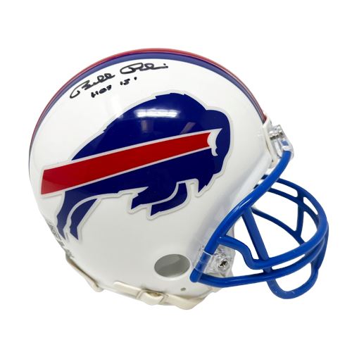 Bill Polian Signed Buffalo Bills VSR4 Blue Facemask Mini Helmet with HOF 13 Signed Mini Helmets TSE Buffalo 