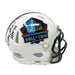 Billy Shaw Signed Speed HOF Mini Helmet with HOF 99 Signed Mini Helmets TSE Buffalo 