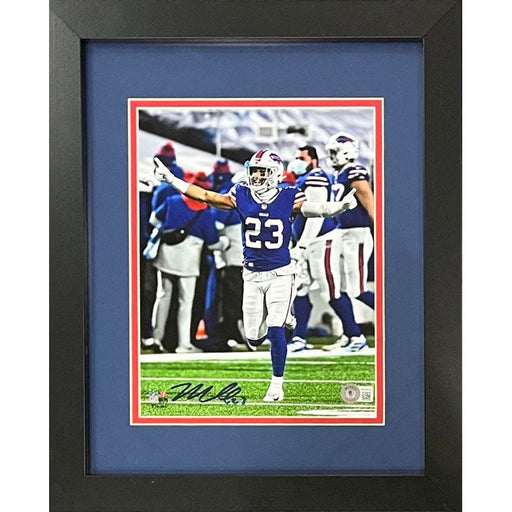 Micah Hyde Arms Out Signed 8x10 Photo - Professionally Framed Signed Photos TSE Framed 