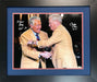 Marv Levy and Bill Polian Shaking Hands Dual Signed 11x14 Photo - Professionally Framed Signed Photos TSE Framed 