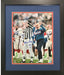 Marv Levy with Referee Signed 11x14 Photo with HOF Inscription - Professionally Framed Signed Photos TSE Framed 