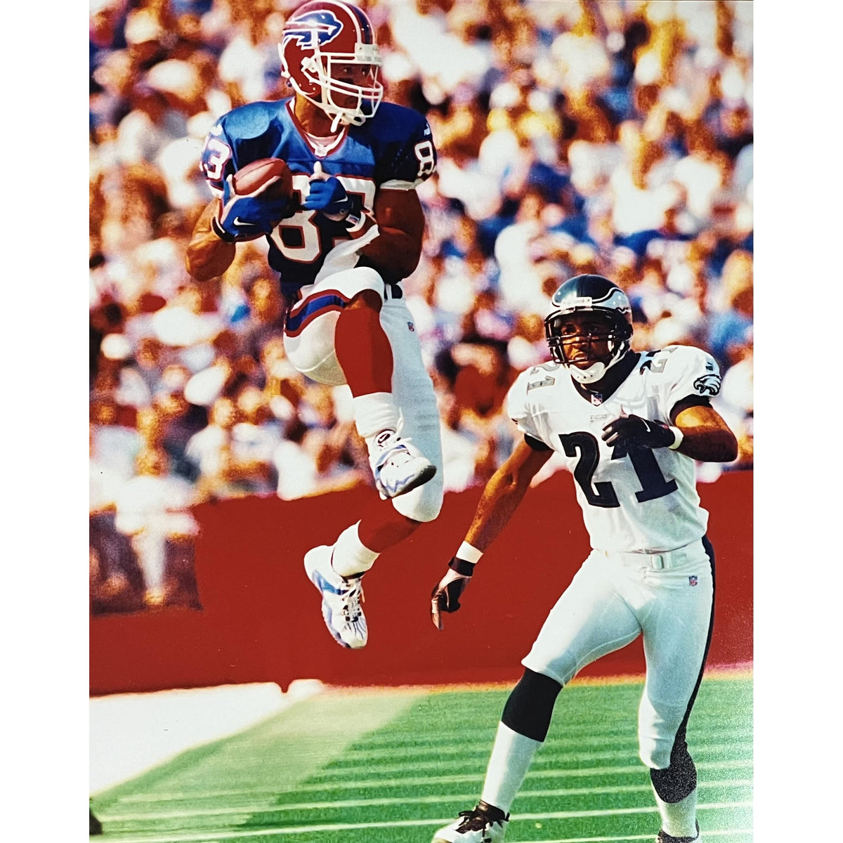 Andre Reed Leaping vs. Eagles Unsigned 8x10 Photo — TSE Buffalo