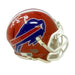 Khalil Shakir Signed Buffalo Bills Red Throwback Speed Mini Helmet Signed Mini Helmets TSE Buffalo 
