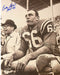 Billy Shaw Signed Sitting on Bench 11x14 Photo with HOF 99 Signed Photos TSE Buffalo Signed in Upper Corner 