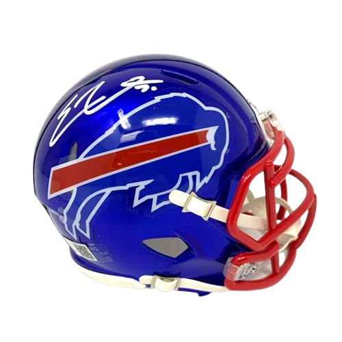 Eric Wood Signed Buffalo Bills Flash Mini Helmet — TSE Buffalo
